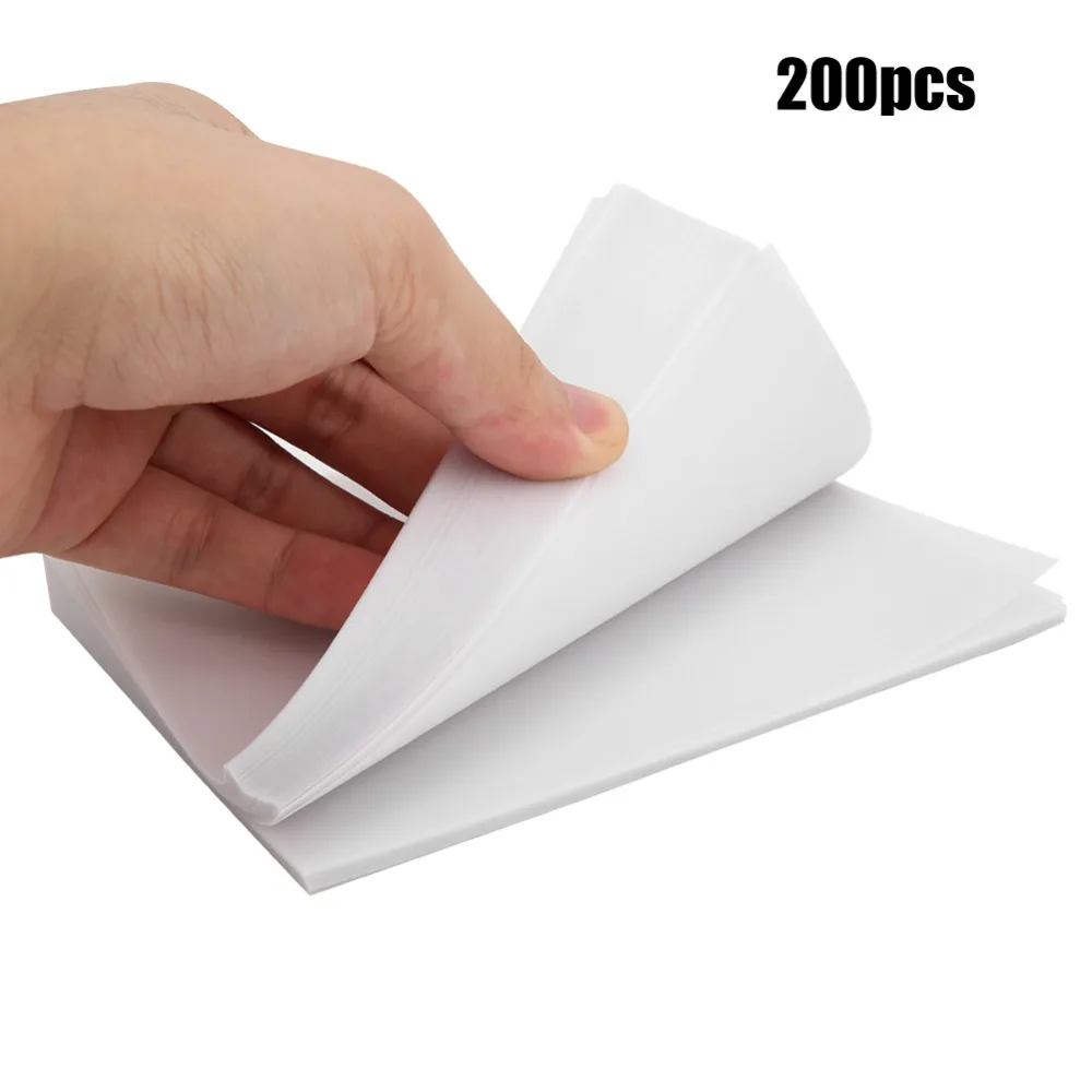 200PCS Half Transparent Vegetable Parchment Paper Pure Wood Pulp A4 Tracing Paper Lightweight Sulfuric Paper Animation Use