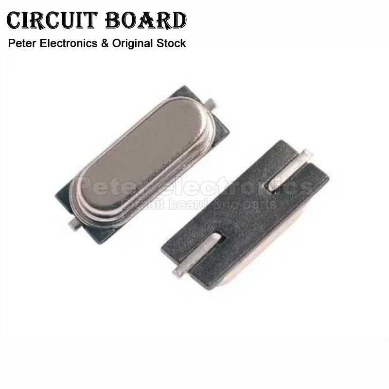 10PCS SMD Crystal Oscillator 12M 2Pin 12MHZ 49SMD Quartz Crystal Passive Crystal Oscillator