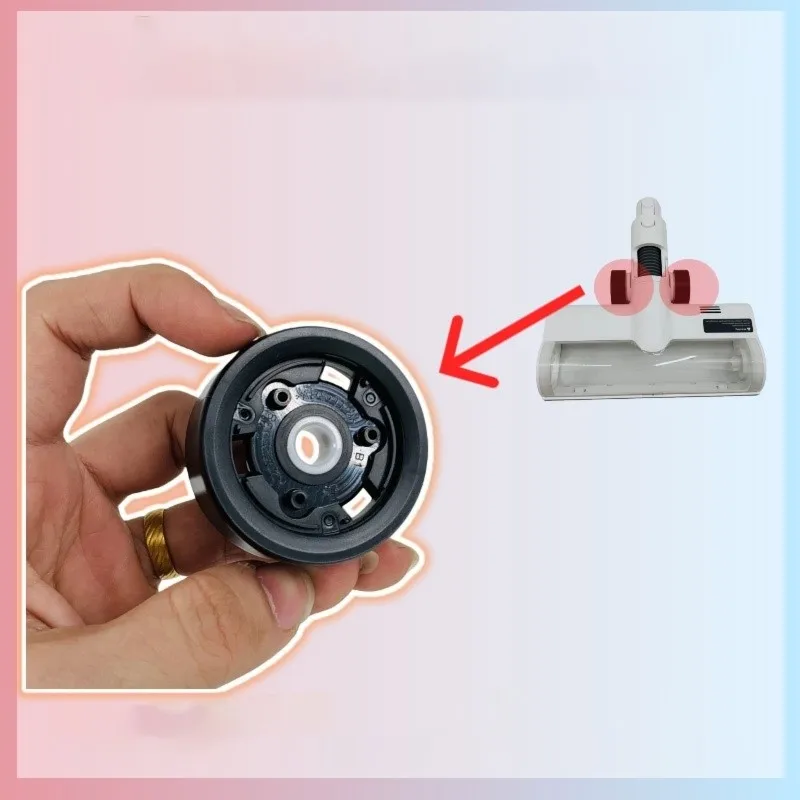 Vacuum Cleaner Replacement Wheels-Rubber Roller Caster For Dreame T10/T20 T20 PRO/T30 T30 NEO Models-A36R view 3