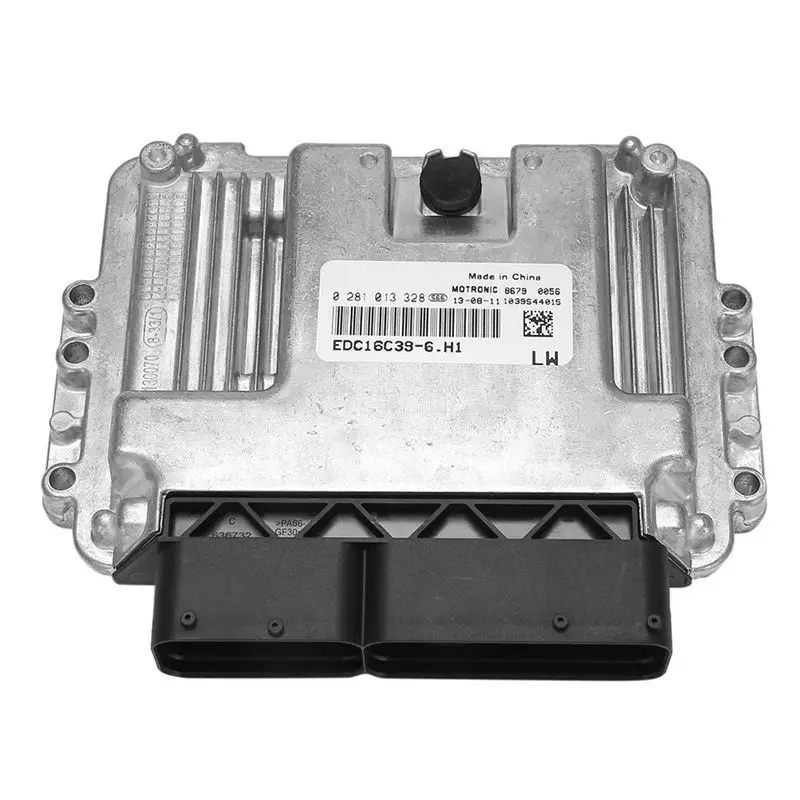 1 PCS 2.8T Car Crude Oil Engine Computer Board ECU 0281013328 EDC16C39-6 Silver For Great Wall Wingle Haval