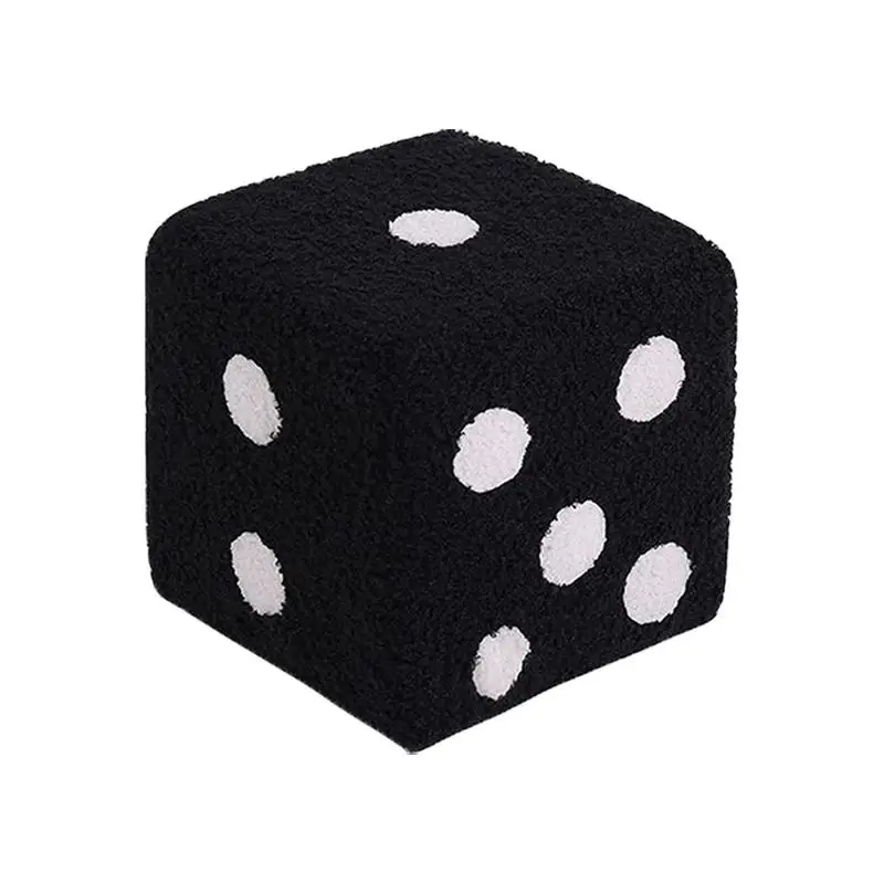 

Dice Footstool Small Foot Stool For Living Room 7.87x7.87x7.87Inch Washable Soft Stool Entrance Shoe Changing Chair Comfortable