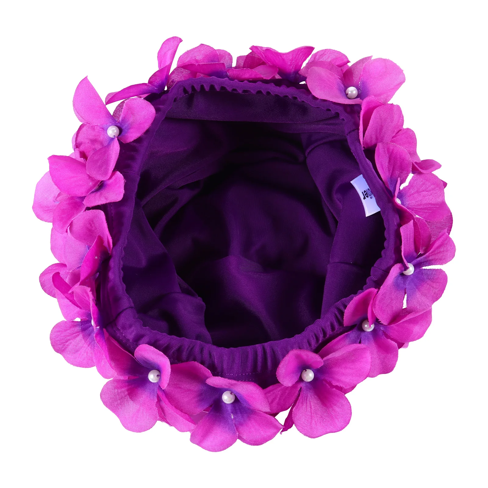 

Floral Petal Hair Care Swim Cap Lightweight Eco Friendly Women Swim Caps 3D Flower Design Swimming Hat Ear Protector Pool Beach