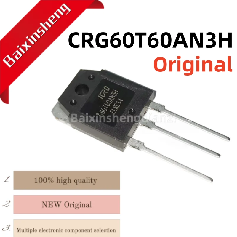 

10 pieces, brand new original, CRG60T60AN3H, 60T60AN3H, TO-3P, 60A600V, IGBT power transistor