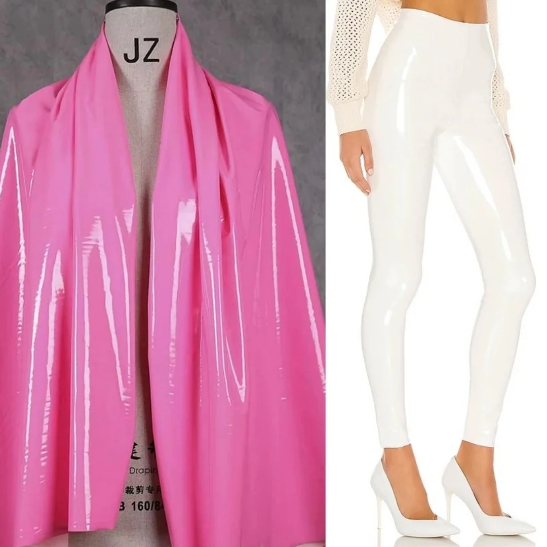 

Fashion Women PU Leather Leggings Pants Elastic High Waist Tight Sliming Trousers For Lady Comfortably For Birthday Gifts