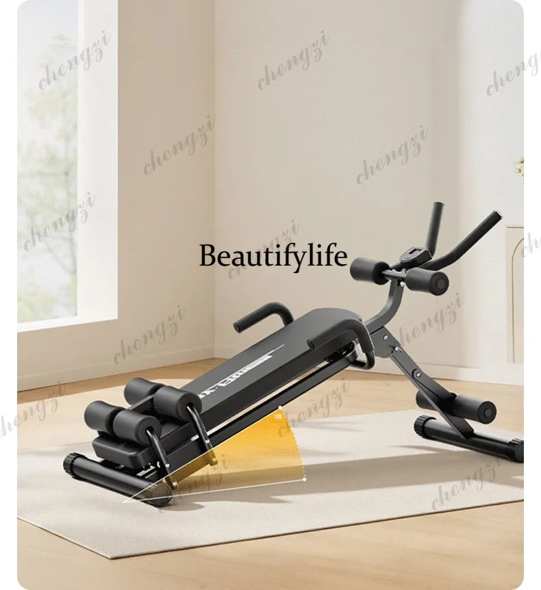 Abdominal muscle trainer Multifunctional abdominal device Household fitness equipment Fat burning and shaping