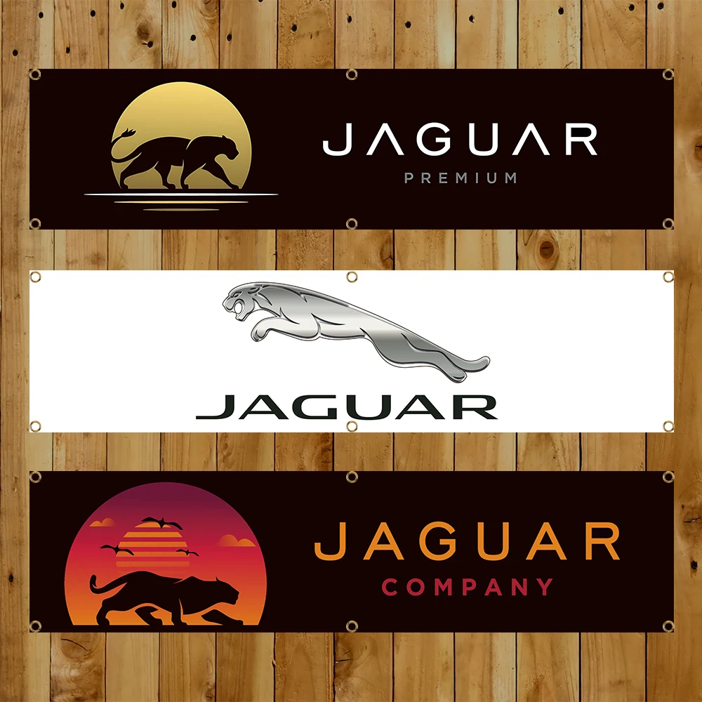 

60x240cm J-Jaguars Racing Banner Flag Tapestry Polyester Printed Flag Garage or Outdoor For Decoration