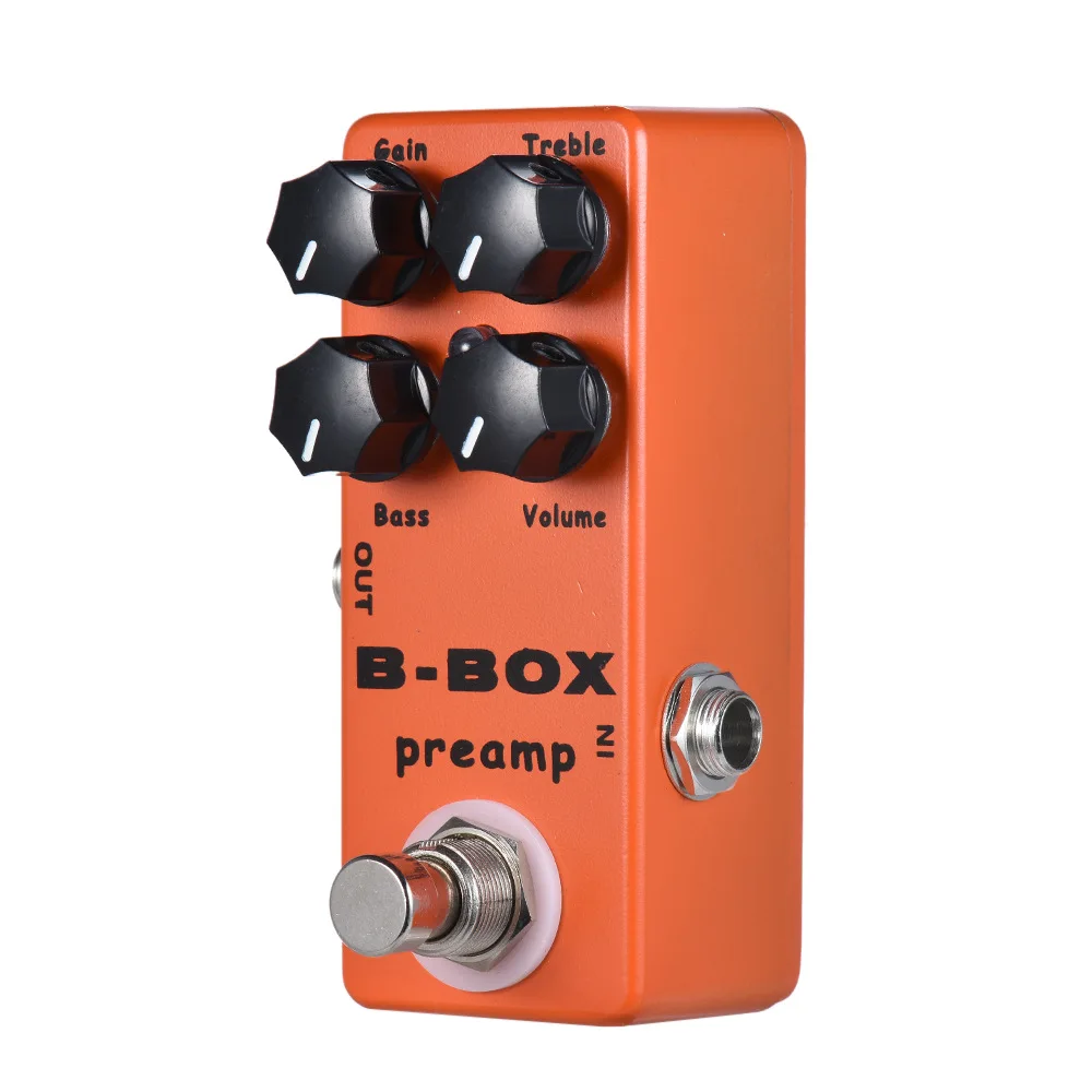 MOSKY-B-Box BB Preamp Overdrive الكهربائية باس الغيتار تأثير دواسة ، مجلس