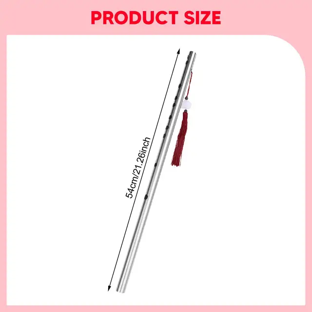Dizi Flute Chinese Wind Instrument Portable Stainless Steel Musical Instrument 6 Dizi Flute Chinese Wind Instrument Portable Stainless Steel Musical Instrument 6