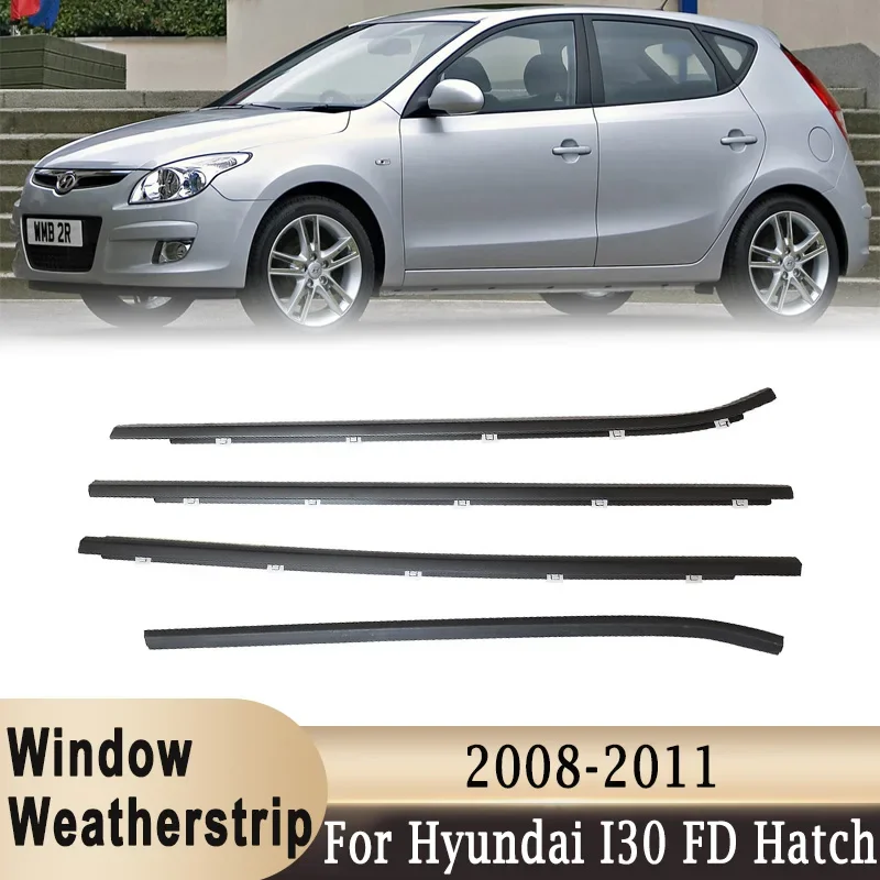 

Car Windows Rubber Sealing Weatherstrip For Hyundai I30 FD Hatch 2008-2011 822102L000 Side Door Outer Moulding Trim Sealing Belt