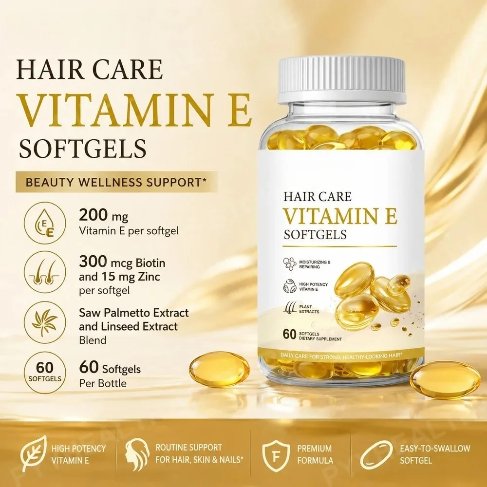 Hair Care Vitamin E - Витаминные капсулы для ухода за волосами