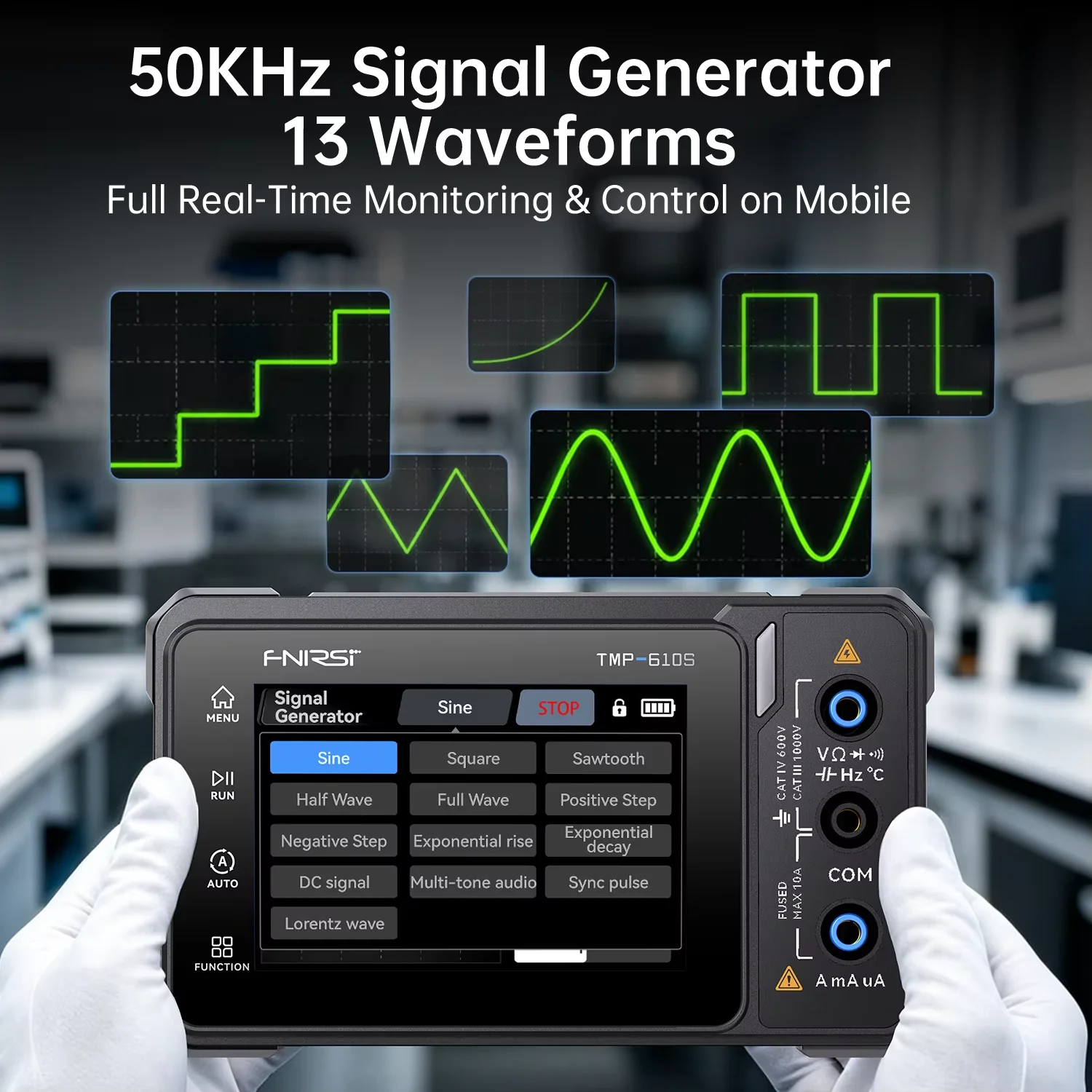 FNIRSI TMP-610S 3 w 1 Oscylosk – Electronics Repair App recenzja i cena