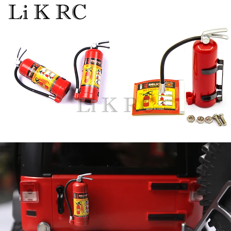 

RC Rock Crawler 1/10 Fire Extinguisher For Axial Wraith SCX10 90046 TAMIYA CC01 D90 D110 TRX-4 MST CMX CFX