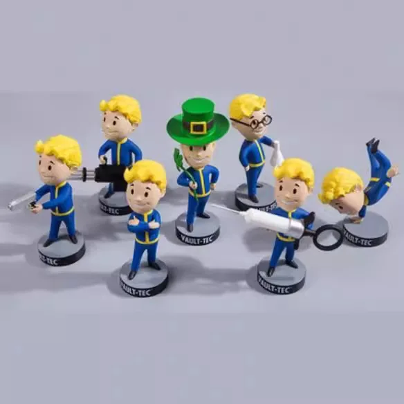 Figura de acción de Fallout 4 Vault Boy Fallout 3 generación 7 Shaking Anime, estatua, modelo, habitación, adorno, juguetes, regalo para niños, Otoño, nuevo