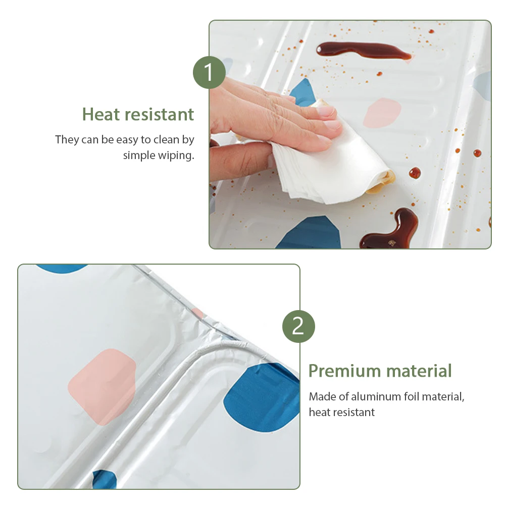 

2Pcs Oil Baffles Anti Oil Splatter Boards Heat Insulation Foldable Kitchen Cooking Protectors Camping Outdoor Windproof Guards