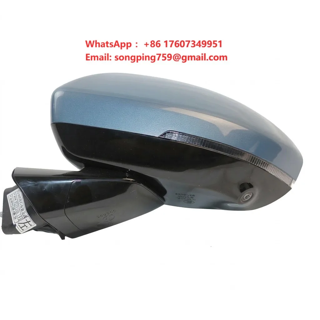 Left Car Side View Mirror OE 26184773 Pre-painted Dawn Blue Rearview Mirror Compatible With Wuling Starlight S All Versions