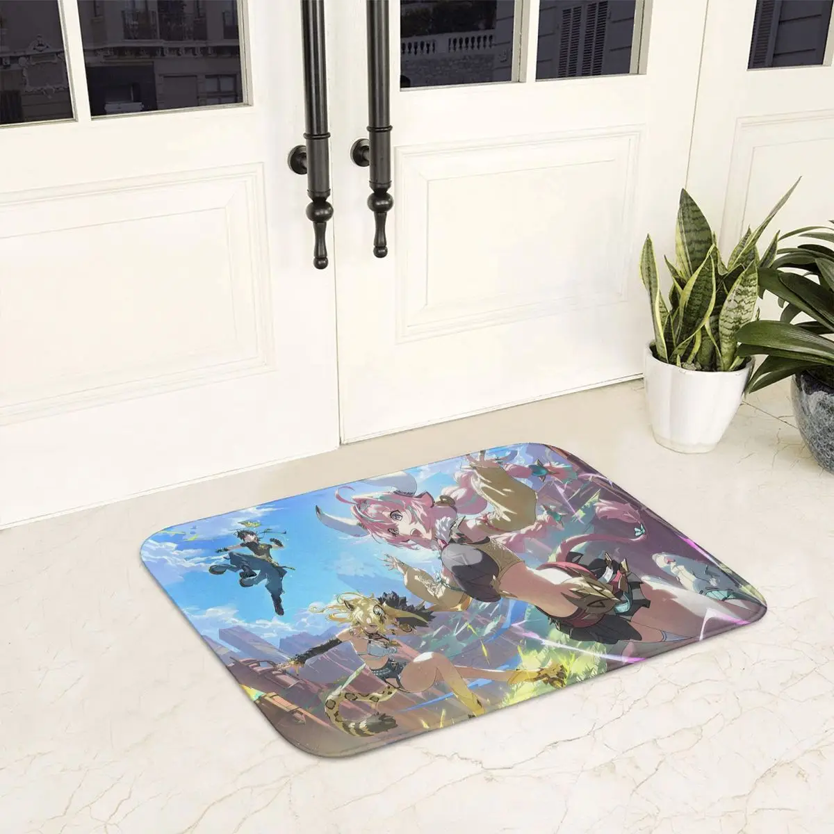 Zenless Zone Zero Anti-slip Doormat Floor Mat Absorbent Mat Carpet Rug for Kitchen Entrance Home Balcony Footpad Mats