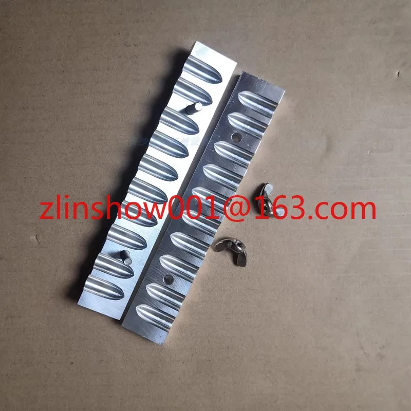 

Factory 10-hole teaching bullet suppository mold, aluminum alloy 1/2/3 g