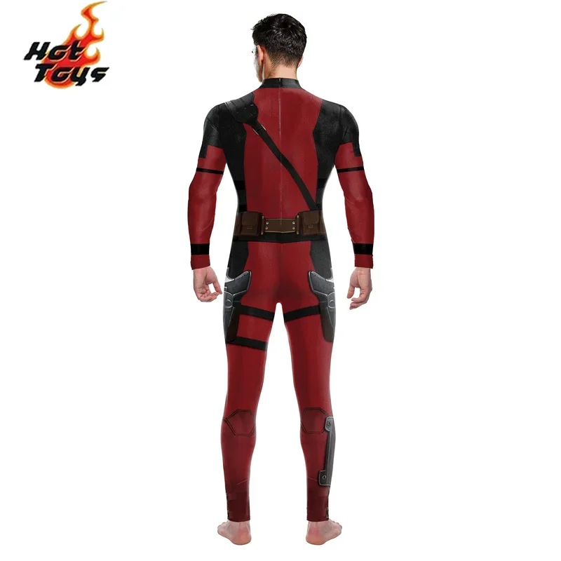 ألعاب ساخنة ديدبول ولفيرين أزياء تنكرية للبطل الخارق للرجال بدلة الهالوين بدلة أداء للحفلات Zentai