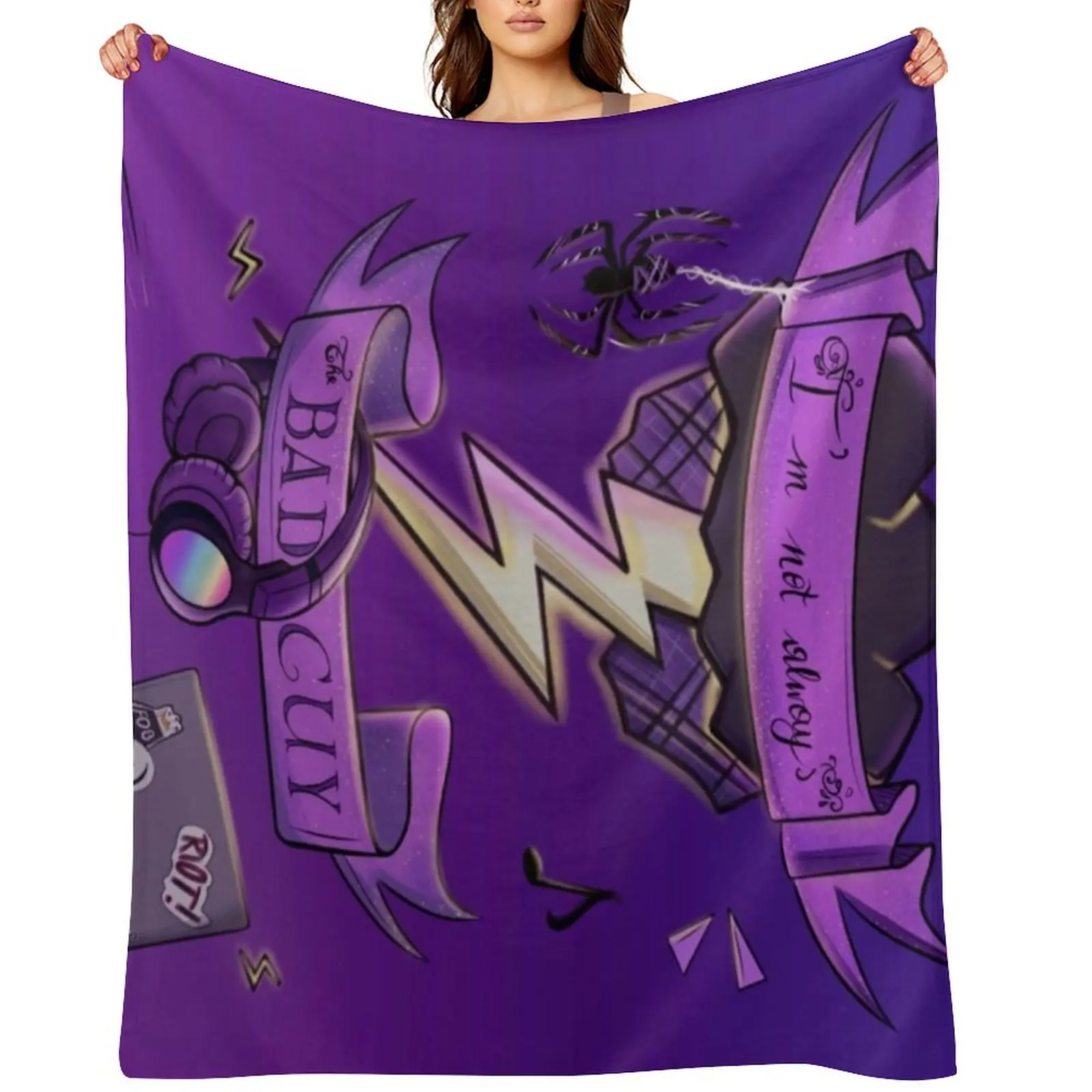 

Virgil Sanders Icon and Quote Collage (Design 2) Throw Blanket Retros Thermals For Travel Decoratives heavy to sleep Blankets