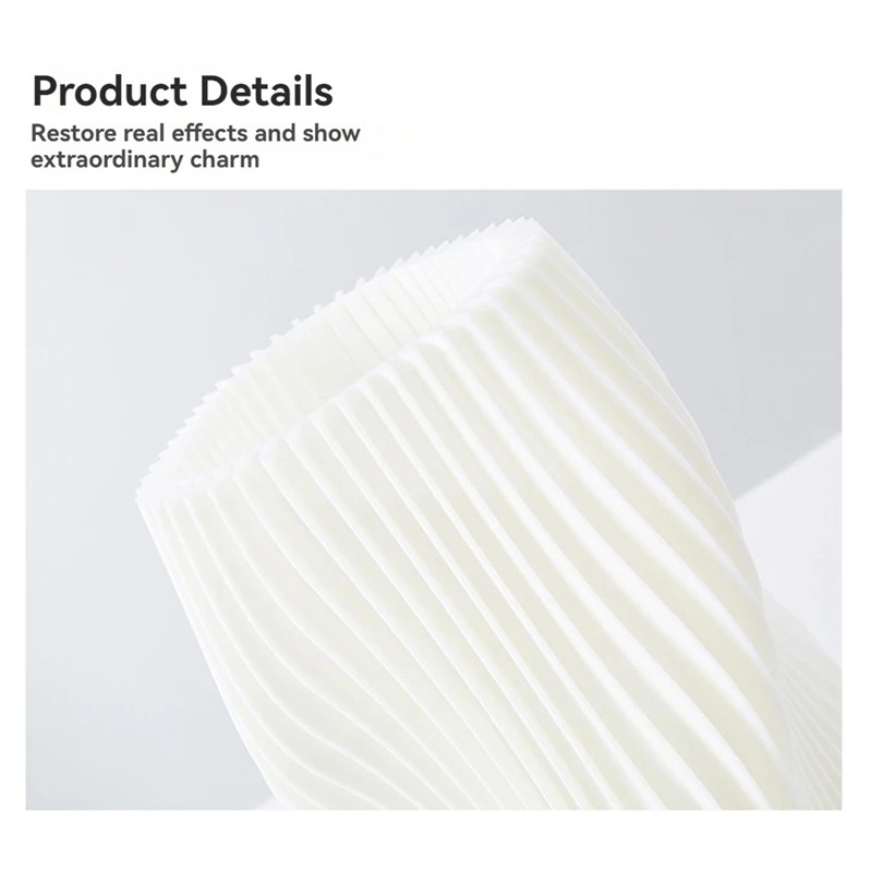 MAKE-Lámpara de mesa pequeña regulable para dormitorio, lámpara de noche pequeña a rayas de estilo Vintage, lámpara de noche