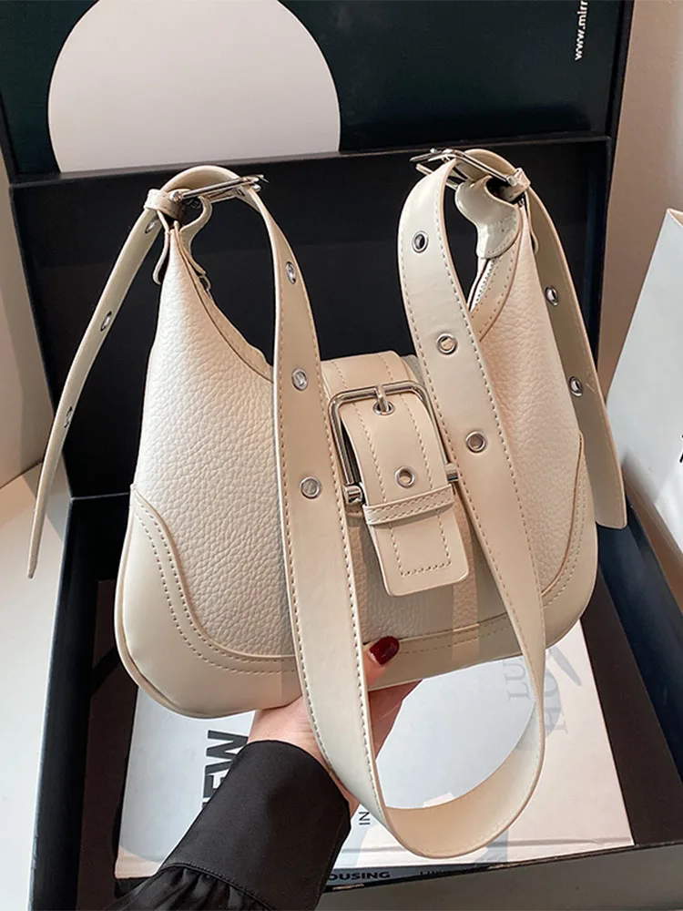 

Винтажная сумка на одно плечо контрастного цвета для женщин, модные текстурированные сумки-мессенджеры с широким плечевым ремнем, повседневные сумки