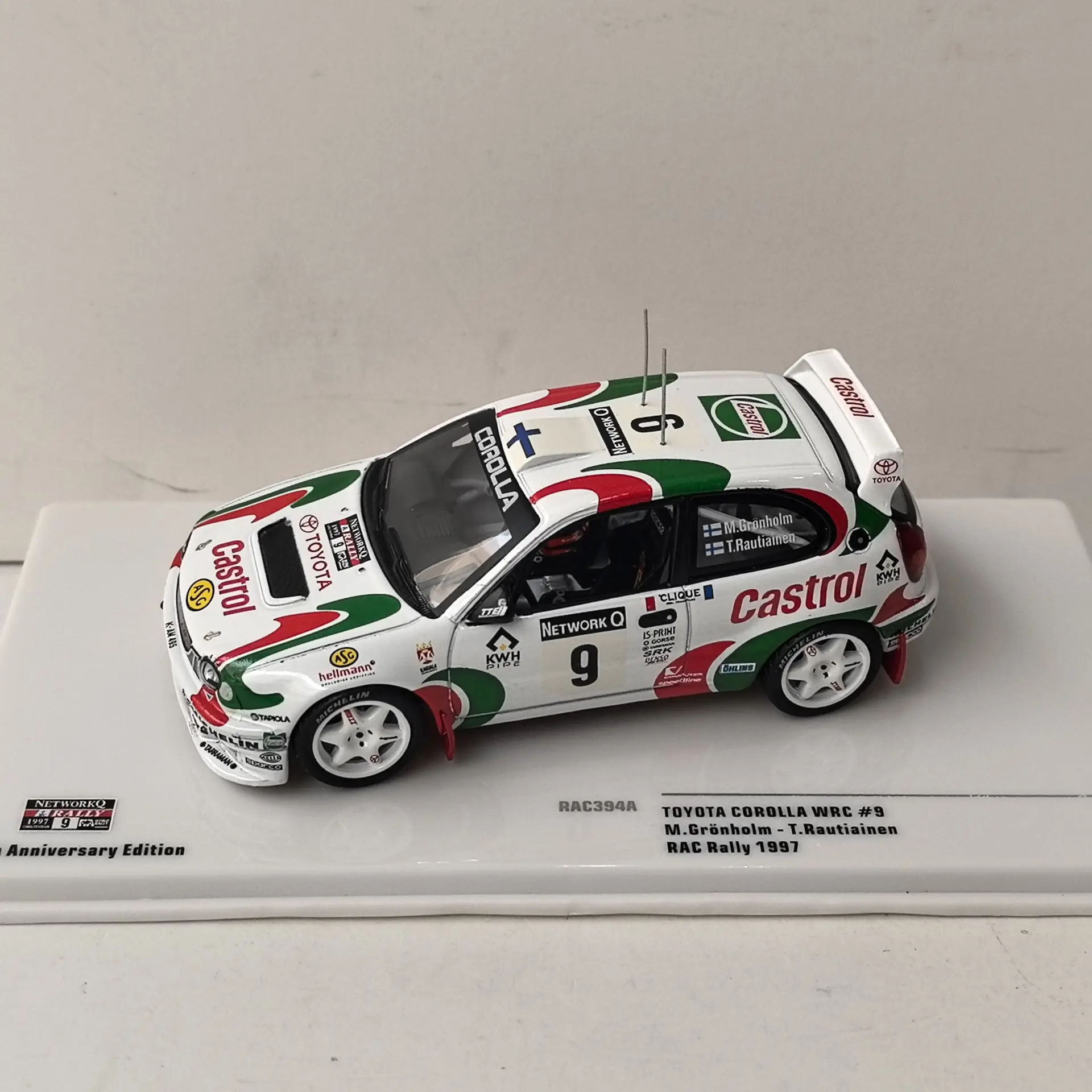 

Diecast IXO 1/43 Scale TOYOTA COROLLA WRC #9 1997 Racing Alloy Car Model Collectible Toy Gift Souvenir