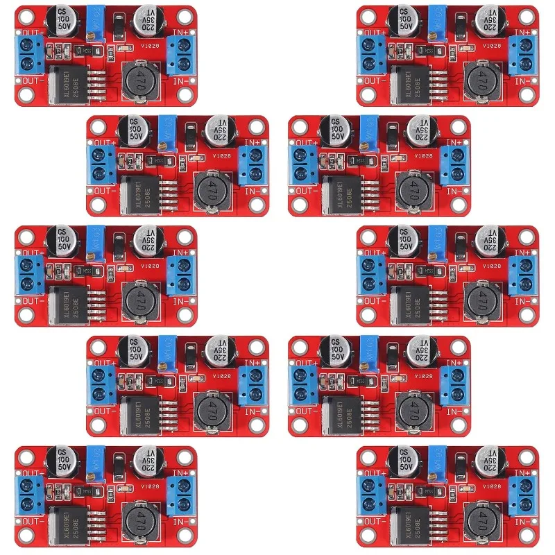 5-20pcs XL6019 5A DC-DC Step-Up Buck Converter Module Adjustable Voltage Regulator 3-35V To 5-40V Output Boost Converter Module