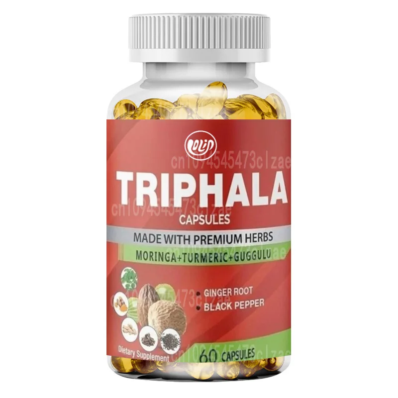 Containing Turmeric, Gulu, Ginger, Black Pepper, Moringa - Supports Digestive Health and Immune System -60 Capsules