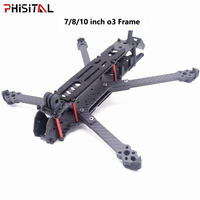 Taurus 7 inch/8/10inch DC Frame Kit FPV Freestyle RC Racing Drone with Print Parts O3 Air Unit Carbon Fiber Quadcopter Frame Kit