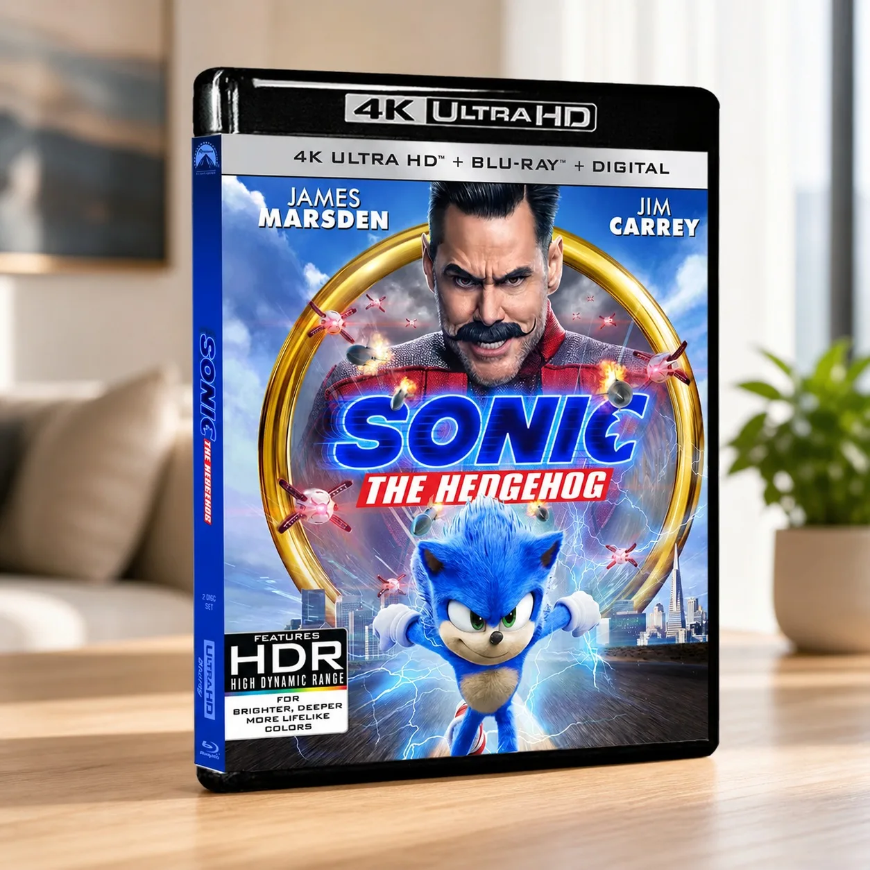 ГОРЯЧИЙ 4K UHD фильм «Соник и Ежик» (2020) Совместим с PS5 и XSX, Blu-ray диски для кинотеатров, Dolby Vision Atmos