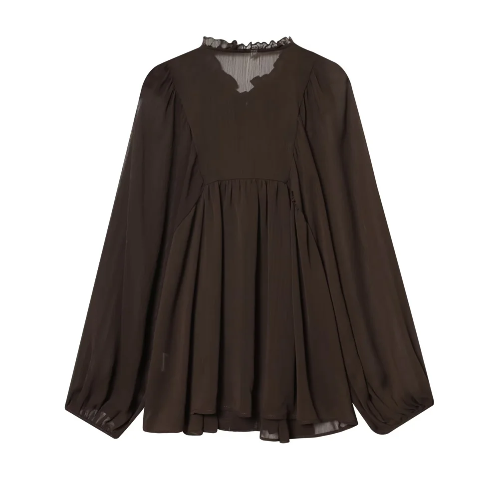 قميص معلق مزخرف متعدد الاستخدامات على الموضة النسائية الجديدة للخريف #2