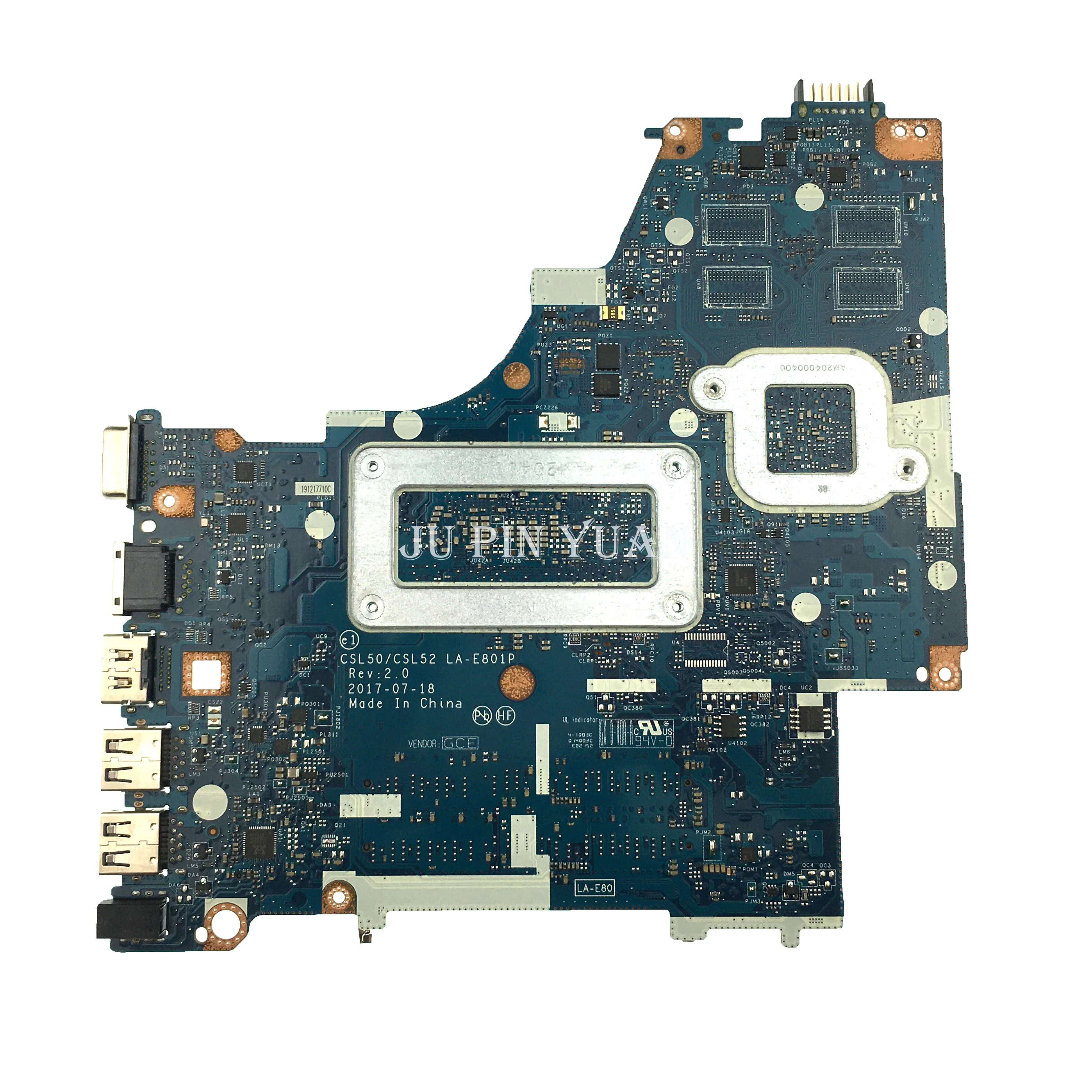 Imagem -03 - Placa-mãe para Laptop hp Pavilion Placa-mãe com M340 2gb I57200u La-e801p 926248601 L29061-601 250 g6 Testado Completamente