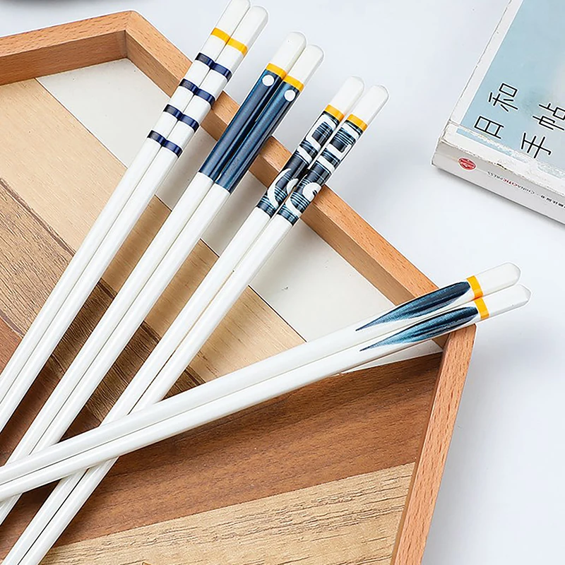 Ceramic Japanese Style Chopsticks Bone Porcelain Long Chopsticks Sushi Chopstick Tableware Gifts