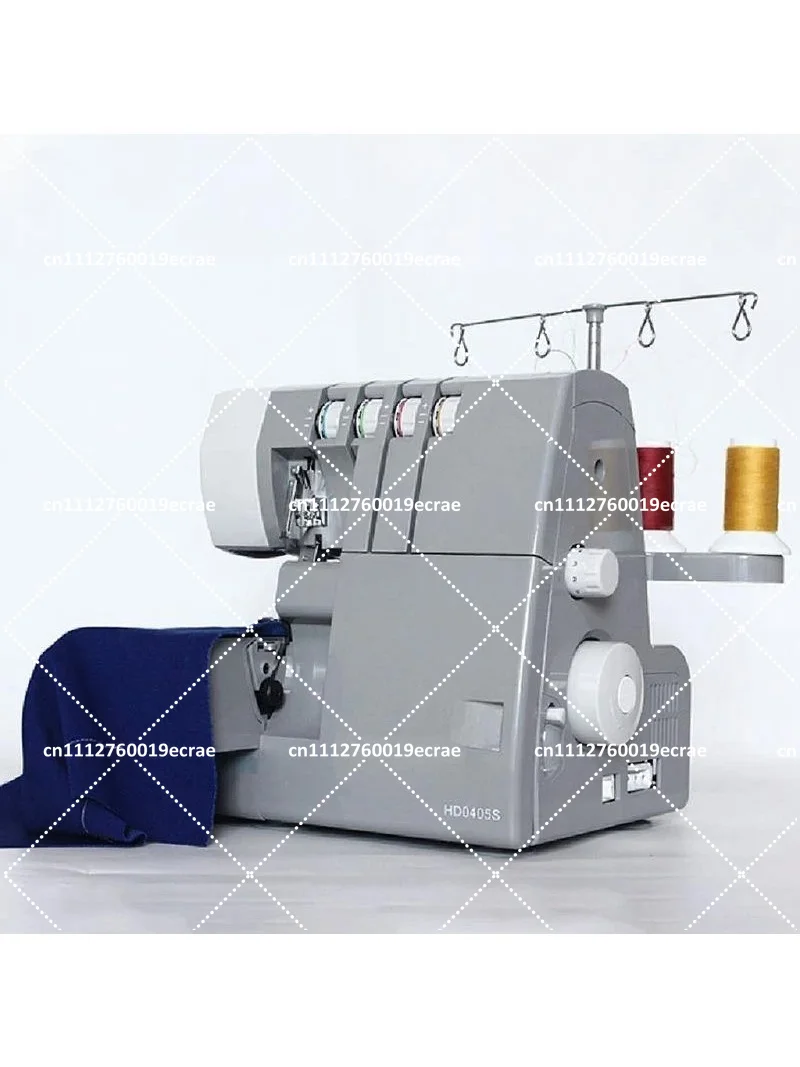 Home Multi-function Overlock Machine 2/3/4 Thread, Heavy Duty Overlock Sewing Machine for Thick Fabrics