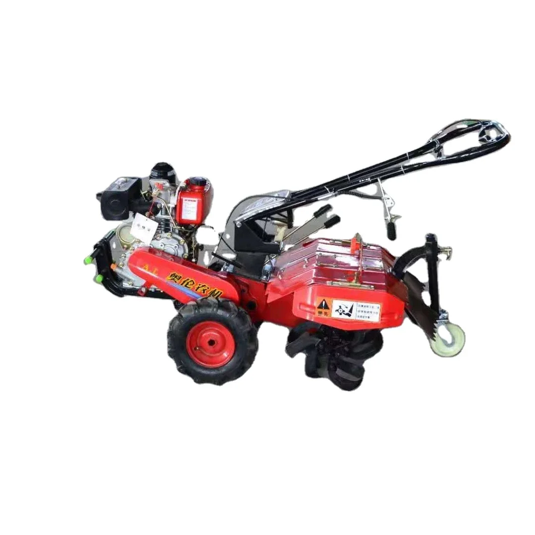 

2023 New gasoline mini tiller agricultural machines farming tools cultivator