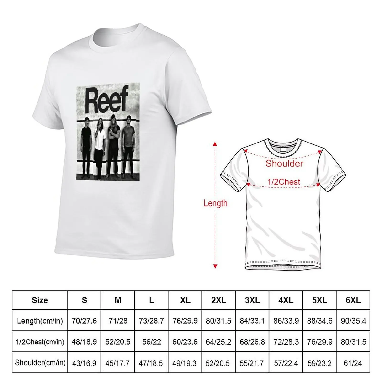 Reef band T-Shirt funny t shirts man t shirt personalised T-Shirt