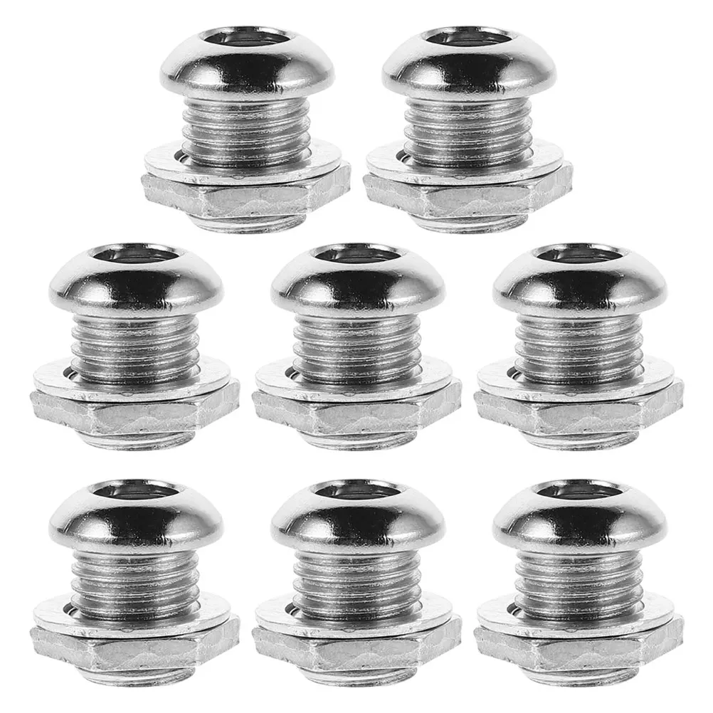 

8 Pcs Snare Drum Screws Air Vent Accessories Hole Parts Ventilation Hardware Trap