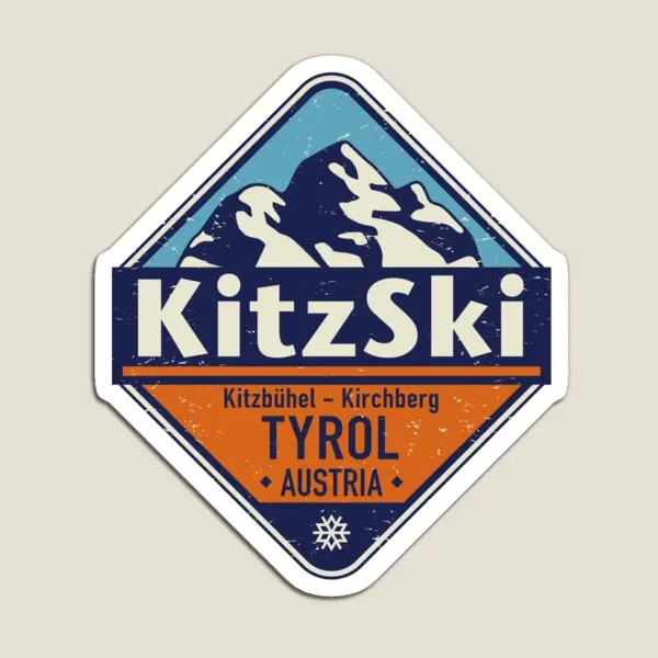 Кицбвуль Кирчберг Австрия магнит магнитный холодильник детские забавные дети милый декор игрушка красочные детские держатели наклейки