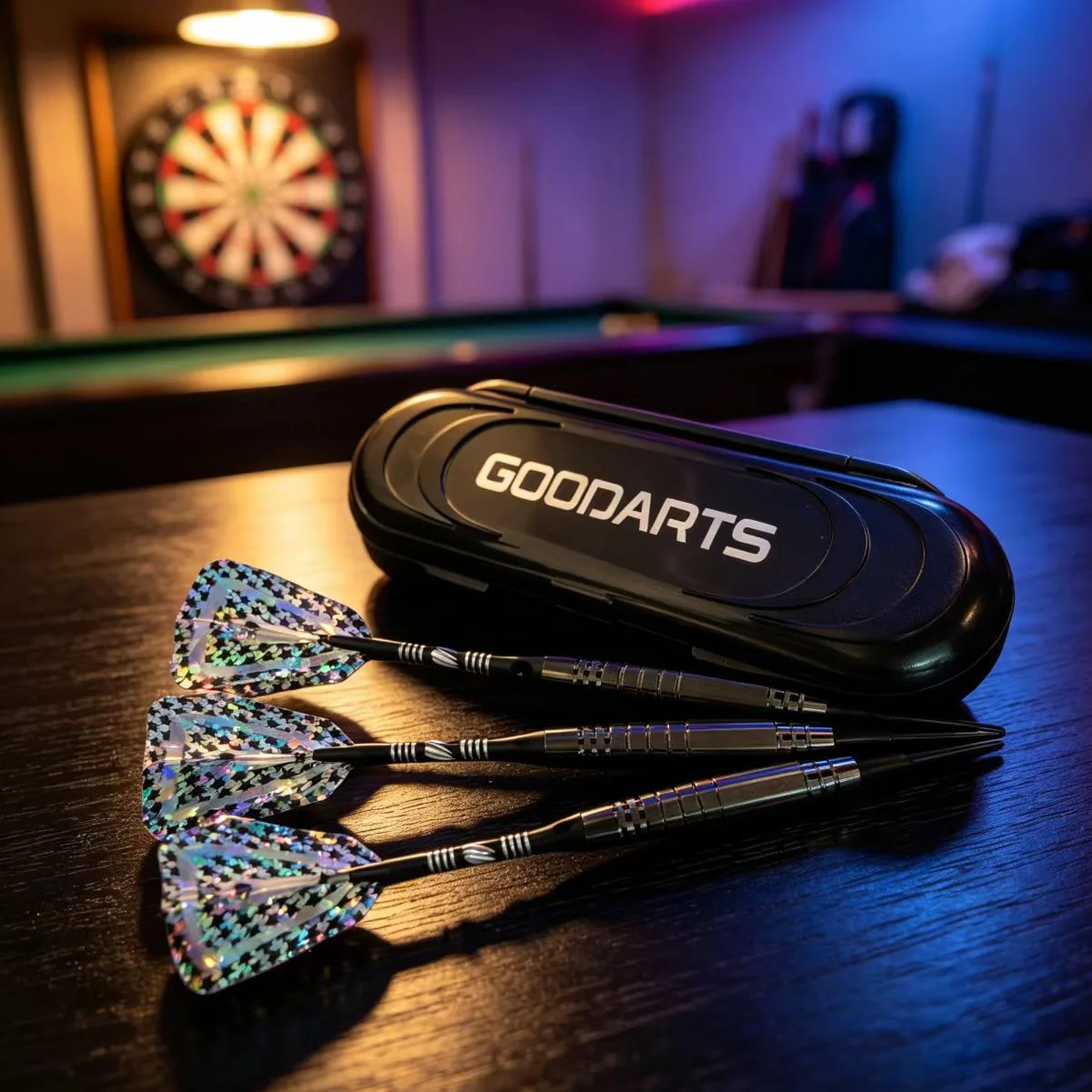Professional Soft Tip Dart for Electronic Dartboard Star Dart Flights Metal Darts with Plastic Box for Indoor Game Entertainment