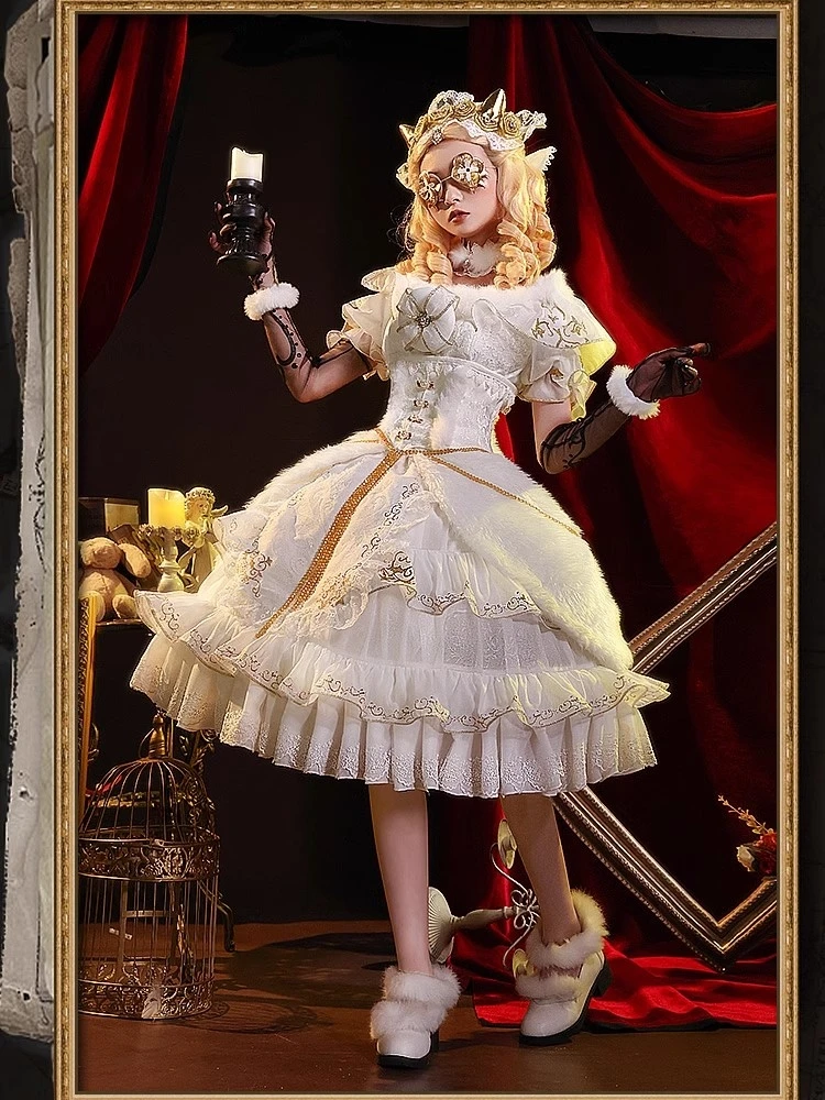 Klein meisje cosplay kostuum spel Identiteit V Prime Evils prachtige jurk rollenspel kleding carnaval feest lolita jurk voorverkoop