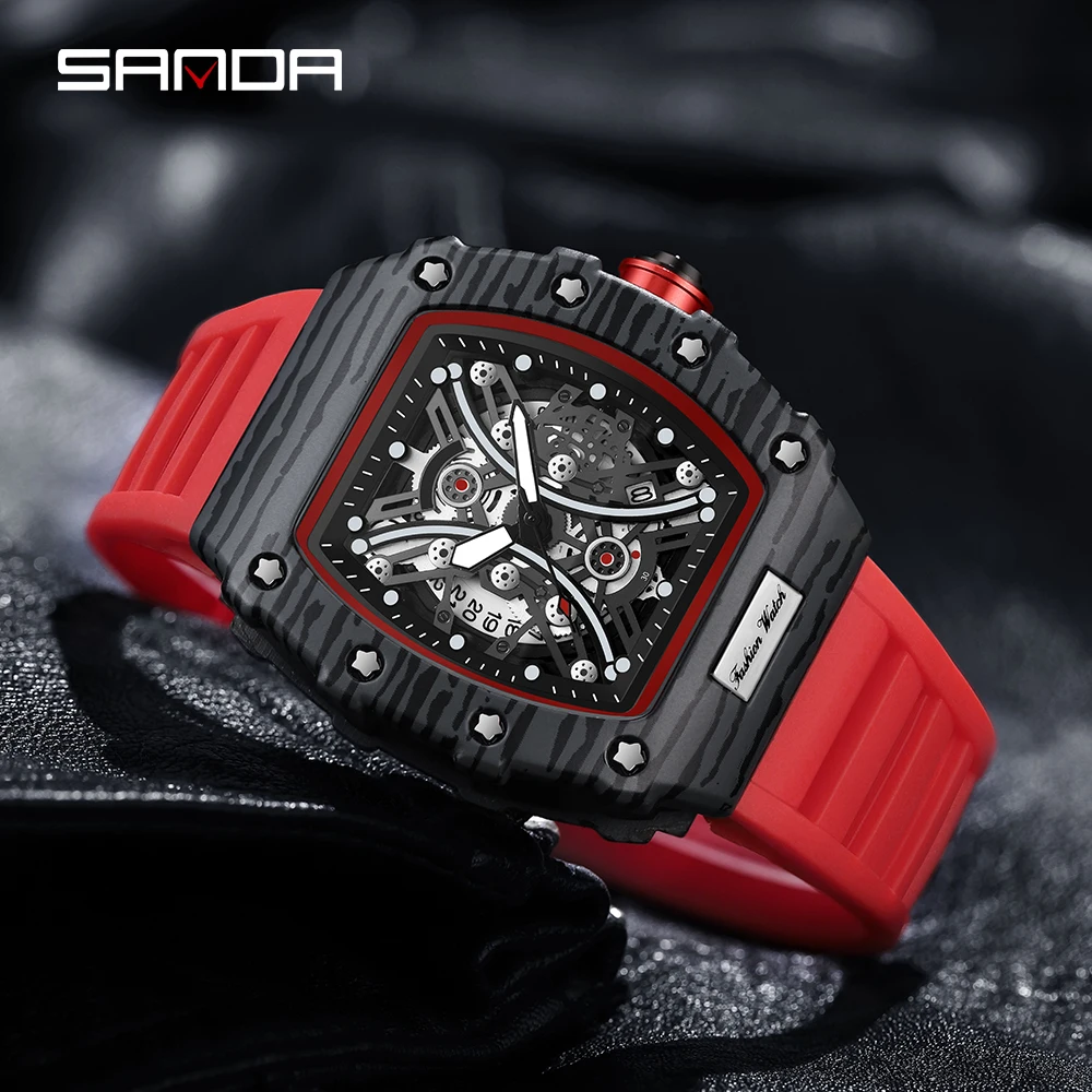 

Fashion Sanda 2023 Top Brand Luxury Men's Watches Sports Military 30m Waterproof Quartz Watch For Male Clock Relogio Masculino