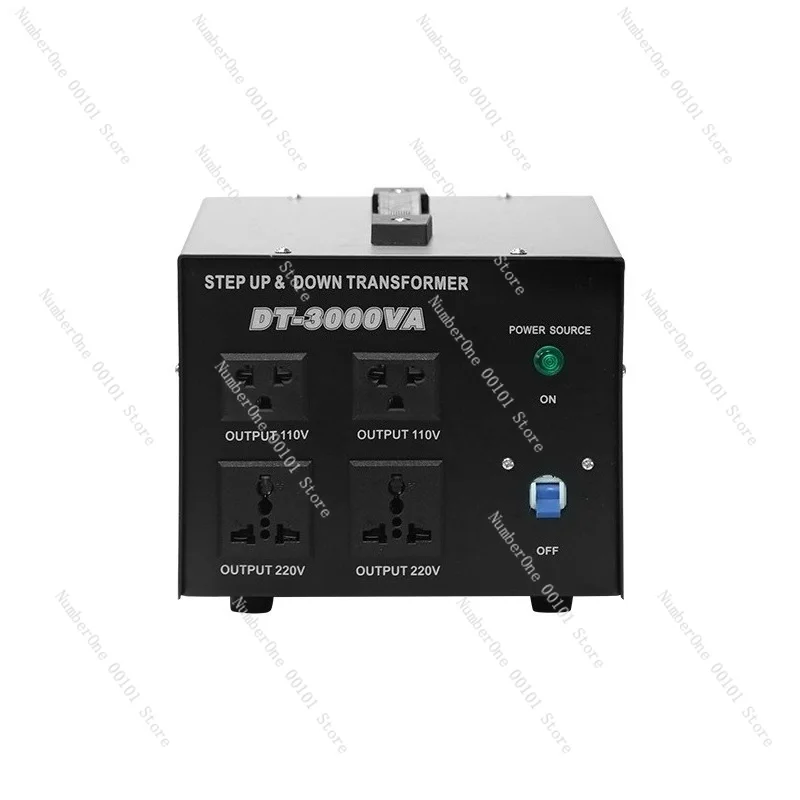 DT-3000VA Voltage Converter Transformer, 220V to 110V Step Up/Down Power Converter, Heavy Duty Toroidal Voltage Regulator