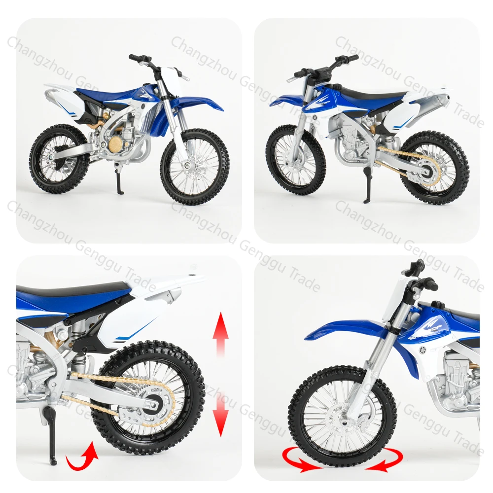 Maisto 1:12 Yamaha YZ450F Die Cast Vehicles Collectible Hobbies Motorcycle Model Toys
