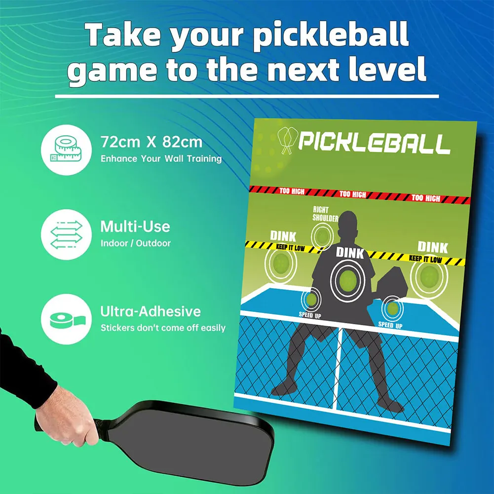 

Pickleball Rebounder Training Aid Bouncing Training Aid Pickleball Dink Wall Pad for Outdoor & Indoor Court Use