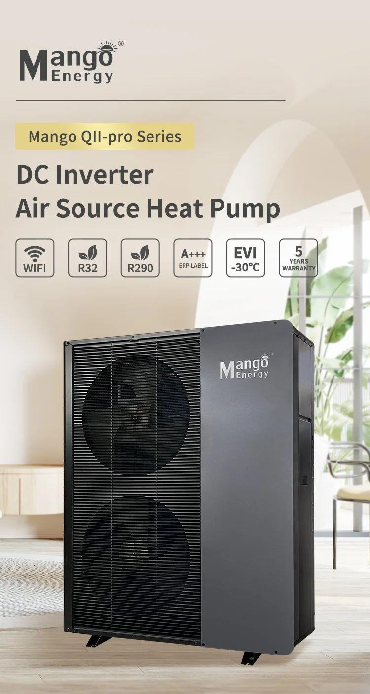 Air Source Heat Pump R290 15kw Monoblock Cooling System for Household Outdoor Use Solar/Electric High Efficiency Class A+++