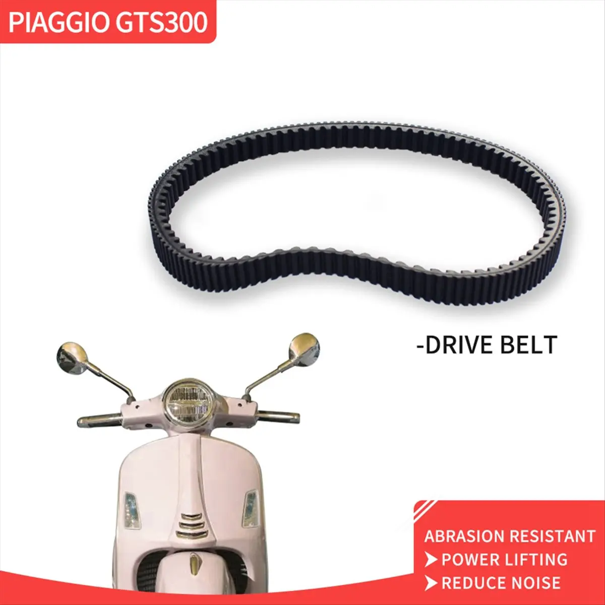 Motorcycle Engine Drive Belt For Piaggio Vespa GTS 300 SUP