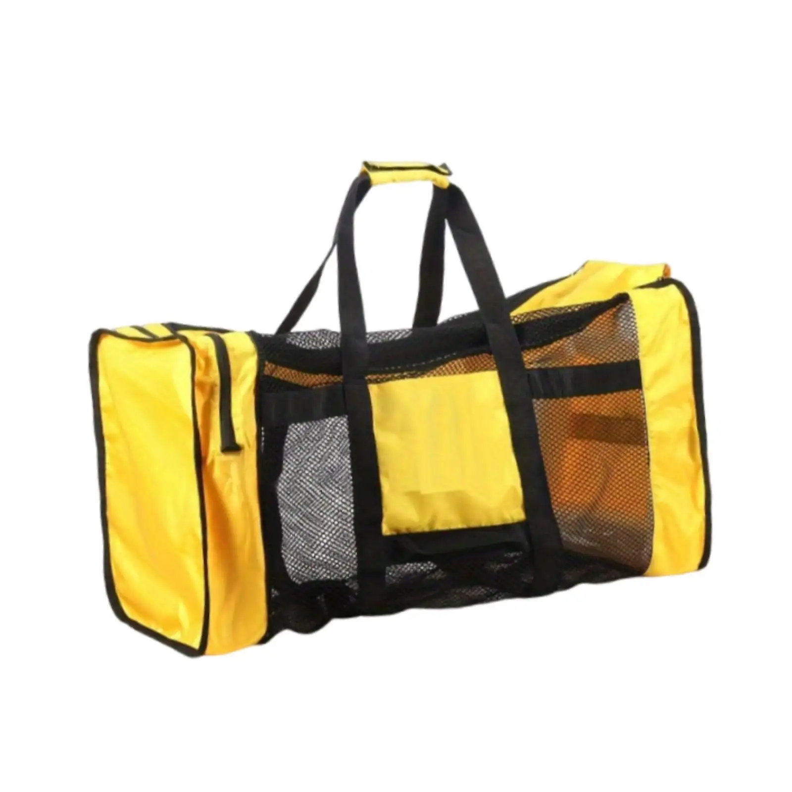 Durable Nylon Mesh Duffle Bag for Dive Fins and Mask Equipment with Spacious Compartment Sports Gear Tote for Pool