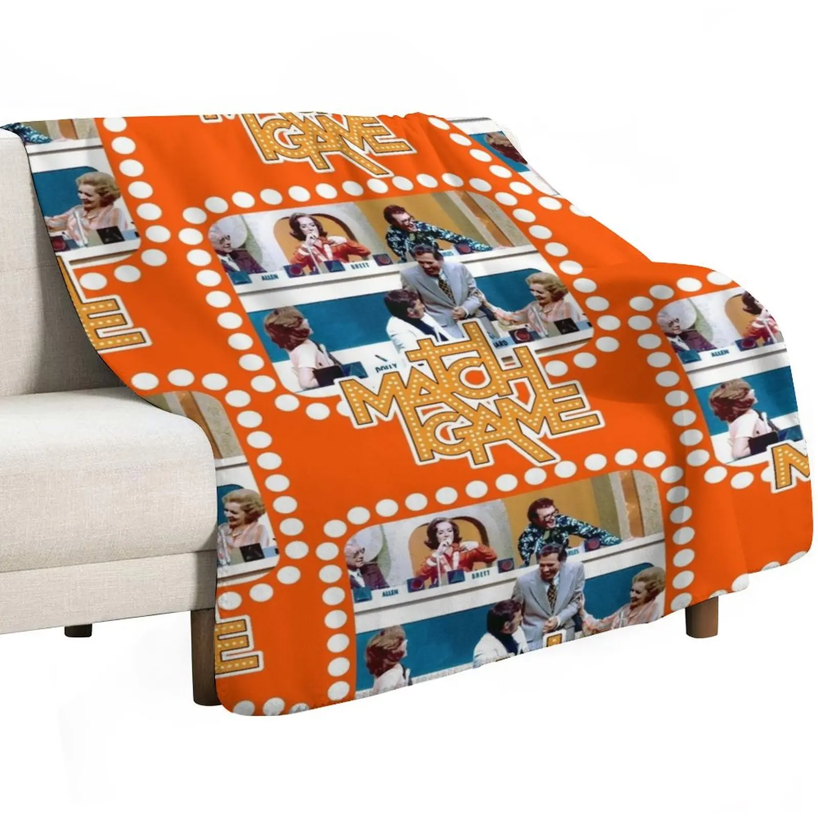 Match Game cast tribute Throw Blanket Loose Baby Moving Sofa Retros Kid'S Blankets