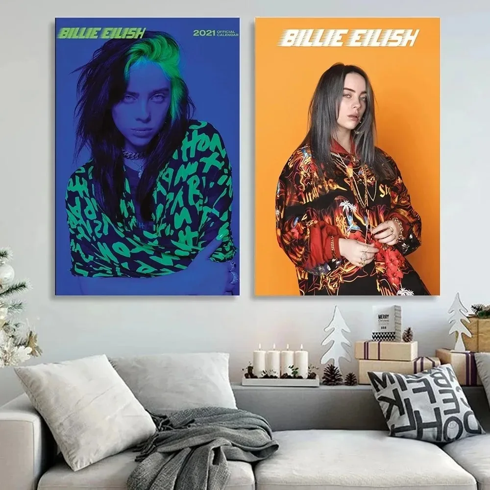 Famous Singer Billie Canvas, When We All Fall Asleep Prints Modern Wall Art Enthusiasts Gifts Canvases Paintings Pictures