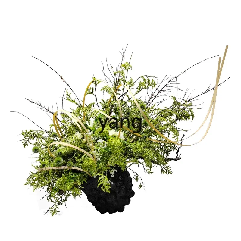 

lmm new Chinese-style large-scale bonsai grass moonstay simulated floral jewelry ornament